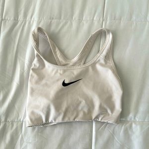 Women’s Small White Nike DRI-FIT Sports Bra